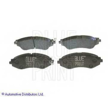 Колодки тормозные дисковые передний для CHEVROLET AVEO, EVANDA, LACETTI, NUBIRA, REZZO / DAEWOO EVANDA, LACETTI, LANOS, LEGANZA, NUBIRA, REZZO <b>BLUE PRINT ADG04207</b>