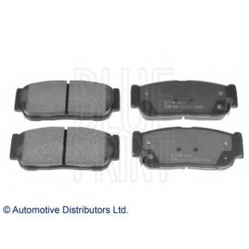 Колодки тормозные дисковые задний для SSANGYONG RODIUS <b>BLUE PRINT ADG042111</b>