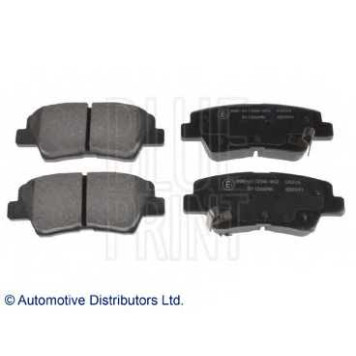Колодки тормозные дисковые задний для HYUNDAI ACCENT(RB), ELANTRA(MD,UD), i40 CW(VF), i40(VF) / KIA OPTIMA, RIO(UB) <b>BLUE PRINT ADG042127</b>