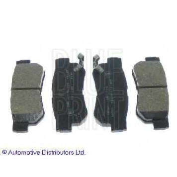 Колодки тормозные дисковые задний для HYUNDAI ELANTRA, GETZ, GRANDEUR, i30, MATRIX, SANTA FE, SONATA, TUCSON, XG / KIA MAGENTIS, OPIRUS, SPORTAGE <b>BLUE PRINT ADG04249</b>