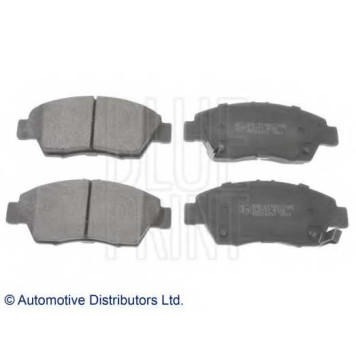 Колодки тормозные дисковые передний для HONDA CIVIC(EG, EH, EJ, EK, EM1, EM2, EP, ES, EU, EV, FA, FD), CRX(EG, EH), FR(BE), FREED, JAZZ(GD) <b>BLUE PRINT ADH24251</b>