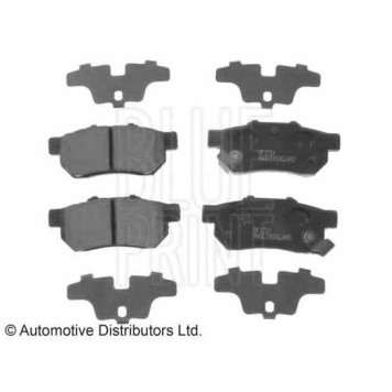 Колодки тормозные дисковые задний для HONDA JAZZ(GD,GE,GK) <b>BLUE PRINT ADH24286</b>