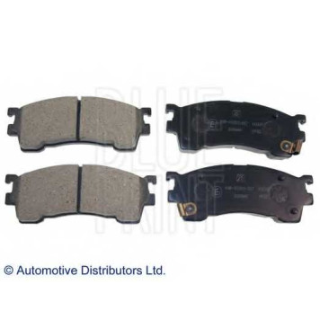 Колодки тормозные дисковые передний для MAZDA 323 F(BJ), 626(GE,GF), FAMILIA(BJ), MX-6(GE), PREMACY(CP), XEDOS 6(CA) <b>BLUE PRINT ADM54250</b>