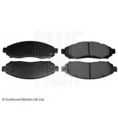 Колодки тормозные дисковые передний для NISSAN LEAF, NAVARA(D22,D40), PATHFINDER(R51) <b>BLUE PRINT ADN142130</b>