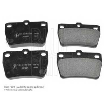 Колодки тормозные дисковые задний для TOYOTA RAV 4(ACA2#, CLA2#, SXA1#, XA2#, ZCA2#) <b>BLUE PRINT ADT342122</b>