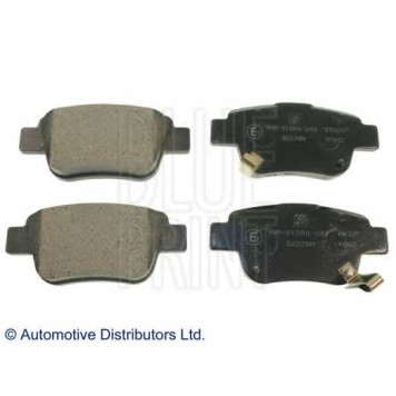 Колодки тормозные дисковые задний для TOYOTA ALPHARD / VELLFIRE, AVENSIS, COROLLA, PREVIA <b>BLUE PRINT ADT342147</b>