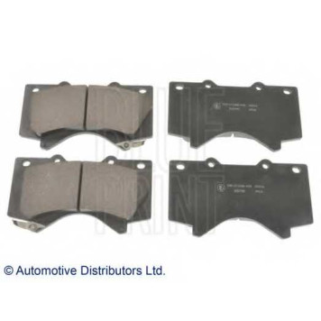 Колодки тормозные дисковые передний для LEXUS LX(URJ201) / TOYOTA LAND CRUISER 200(UZJ2#,VDJ2#), SEQUOIA(UCK6#,UPK6#,USK6#), TUNDRA(#K5#) <b>BLUE PRINT ADT342175</b>
