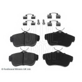 Колодки тормозные дисковые задний для CITROEN JUMPY / FIAT SCUDO(270, 272) / PEUGEOT EXPERT(VF3A#, VF3U#, VF3V#, VF3X#) / TOYOTA PROACE <b>BLUE PRINT ADT342208</b>