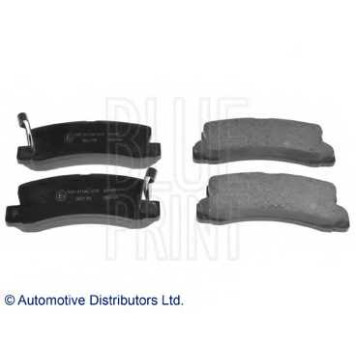 Колодки тормозные дисковые задний для LEXUS RX / TOYOTA AVENSIS, CALDINA, CAMRY SOLARA, CAMRY, CARINA E, CARINA, CELICA, CORONA, HARRIER, VISTA, WINDOM <b>BLUE PRINT ADT34284</b>