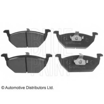 Колодки тормозные дисковые передний для AUDI A1(8X1,8XF,8XK), A3(8L1) / VW POLO(6C,6R) <b>BLUE PRINT ADV184202</b>