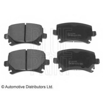 Колодки тормозные дисковые задний для SKODA OCTAVIA(1Z3,1Z5), SUPERB(3T4,3T5), YETI(5L) / VW CADDY(2CB,2CJ,2KB,2KJ), GOLF(5K1), SCIROCCO(137,138) <b>BLUE PRINT ADV184205</b>