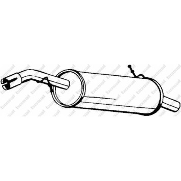 Глушитель выхлопных газов конечный BOSAL 135-015