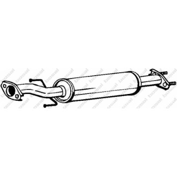 Средний глушитель выхлопных газов BOSAL 141-385