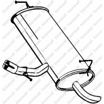 Глушитель выхлопных газов конечный BOSAL 145-201