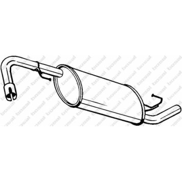 Глушитель выхлопных газов конечный BOSAL 145-231