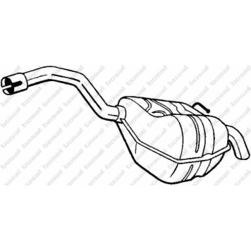 Глушитель выхлопных газов конечный BOSAL 154-353