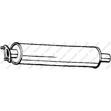 Средний глушитель выхлопных газов BOSAL 154-711