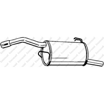 Глушитель выхлопных газов конечный BOSAL 177-683