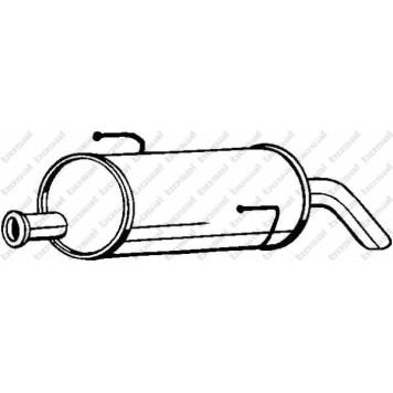 Глушитель выхлопных газов конечный BOSAL 190-001