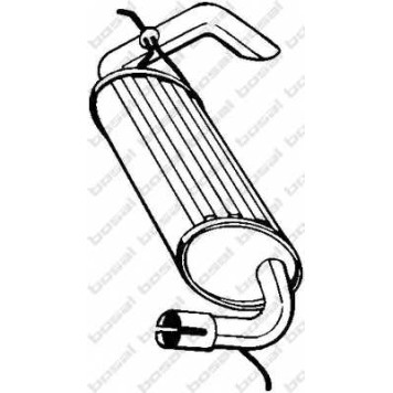 Глушитель выхлопных газов конечный BOSAL 211-393