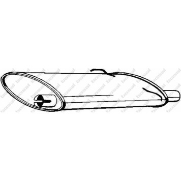 Глушитель выхлопных газов конечный BOSAL 235-021