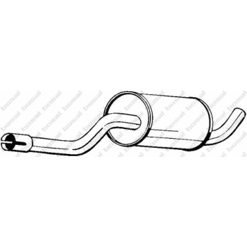 Средний глушитель выхлопных газов BOSAL 235-259