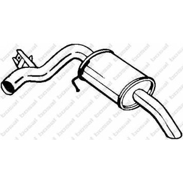 Глушитель выхлопных газов конечный BOSAL 247-013