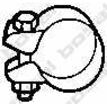 Клемма системы выпуска BOSAL 250-345