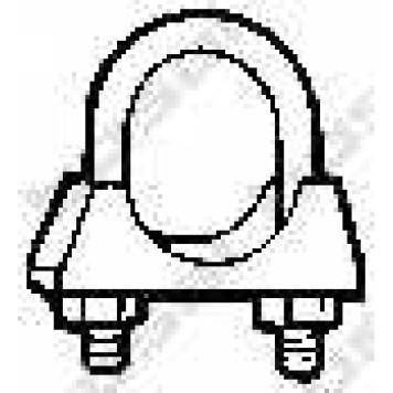 Клемма системы выпуска BOSAL 250-845