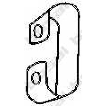 Кронштейн системы выпуска ОГ BOSAL 251-235