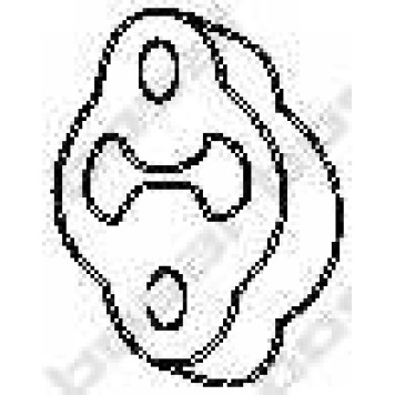 Резиновые полоски системы выпуска BOSAL 255-009