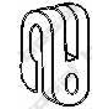 Резиновые полоски системы выпуска BOSAL 255-014