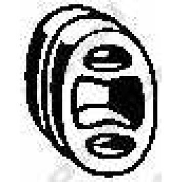 Резиновые полоски системы выпуска BOSAL 255-041