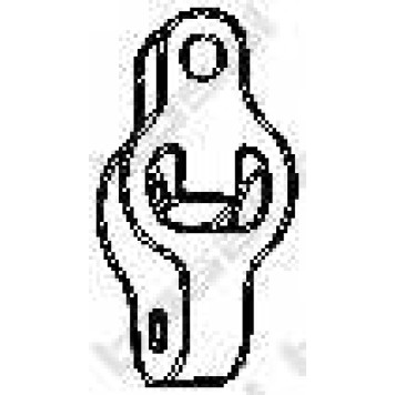 Резиновые полоски системы выпуска BOSAL 255-115