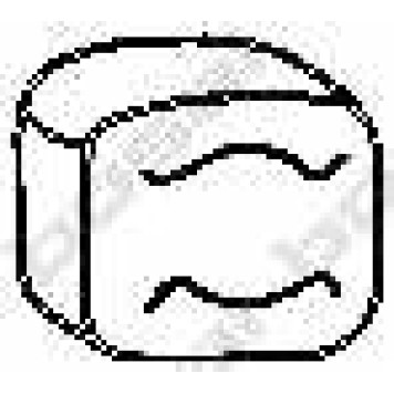 Резиновые полоски системы выпуска BOSAL 255-157