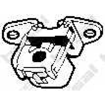 Резиновые полоски системы выпуска BOSAL 255-186