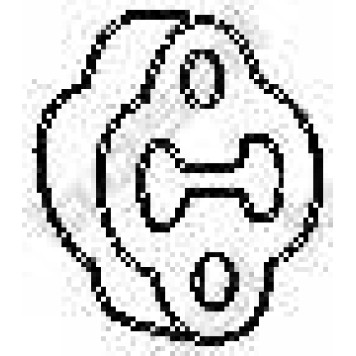 Резиновые полоски системы выпуска BOSAL 255-275