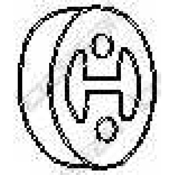 Резиновые полоски системы выпуска BOSAL 255-383