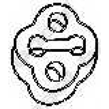 Резиновые полоски системы выпуска BOSAL 255-507