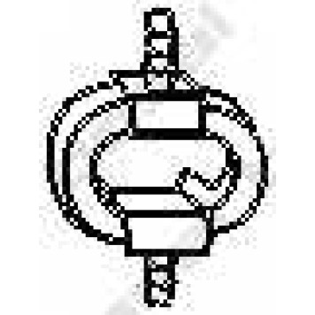 Резиновые полоски системы выпуска BOSAL 255-511