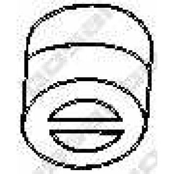 Резиновые полоски системы выпуска BOSAL 255-681