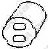 Резиновые полоски системы выпуска BOSAL 255-713