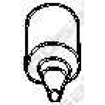 Резиновые полоски системы выпуска BOSAL 255-806