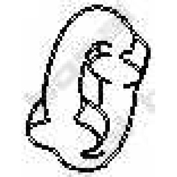 Резиновые полоски системы выпуска BOSAL 255-841