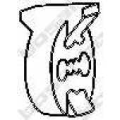 Резиновые полоски системы выпуска BOSAL 255-855