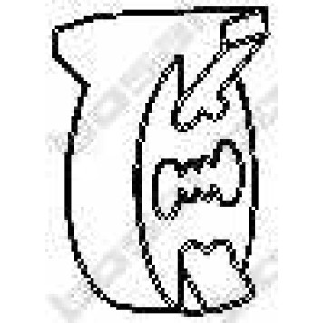 Резиновые полоски системы выпуска BOSAL 255-855