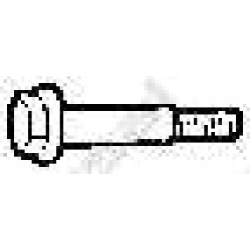 Болт системы выпуска BOSAL 258-904