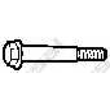 Болт системы выпуска BOSAL 258-948