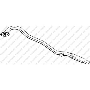 Глушитель выхлопных газов конечный BOSAL 278-549