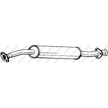 Предглушитель выхлопных газов BOSAL 278-665